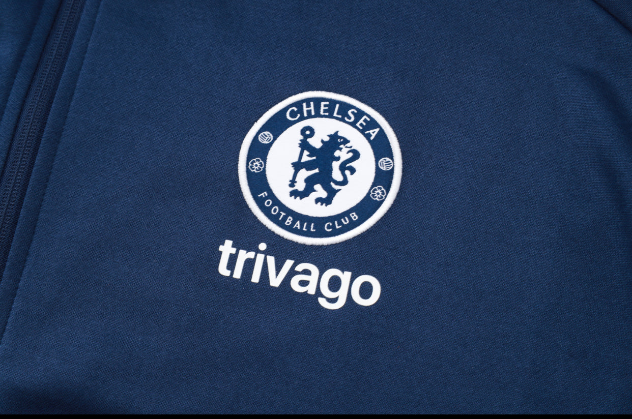Chelsea FC 24/25 Men’s 1/4 Zip Hooded Tracksuit