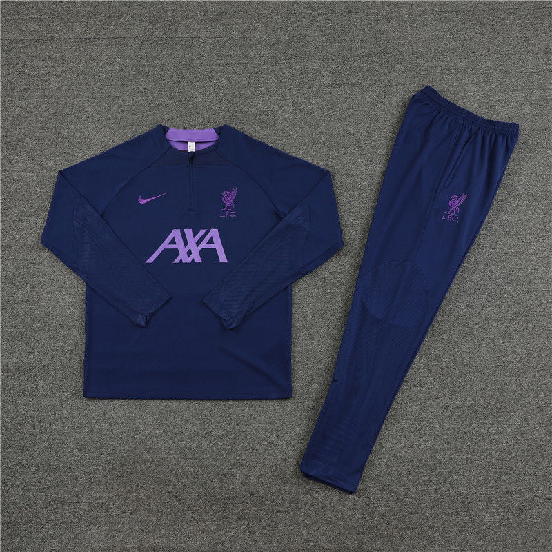 Liverpool FC Kids 1/4 zip Tracksuit