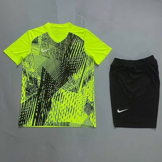 Men’s “Voltage” Green and Black Dri-Fit Nike Set