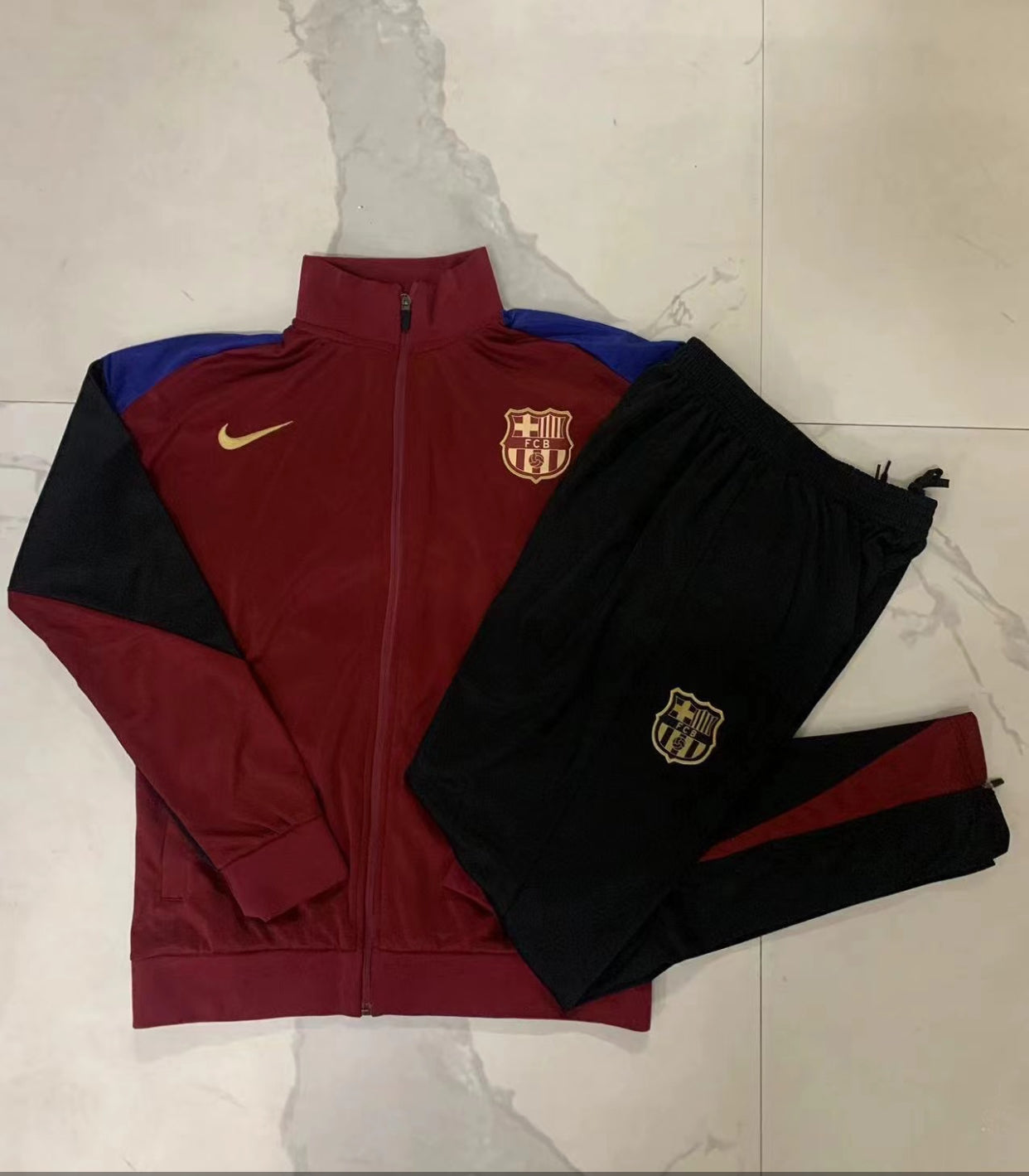 Barcelona FC Men’s 24/25 Full Zip Tracksuit