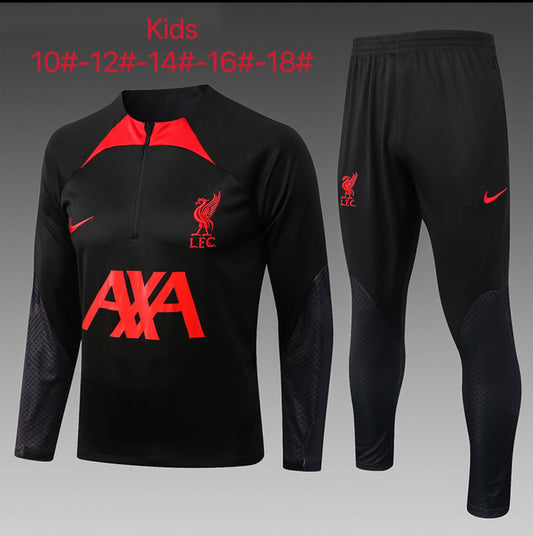 Liverpool FC Kids 23/24 1/4 Zip Tracksuit