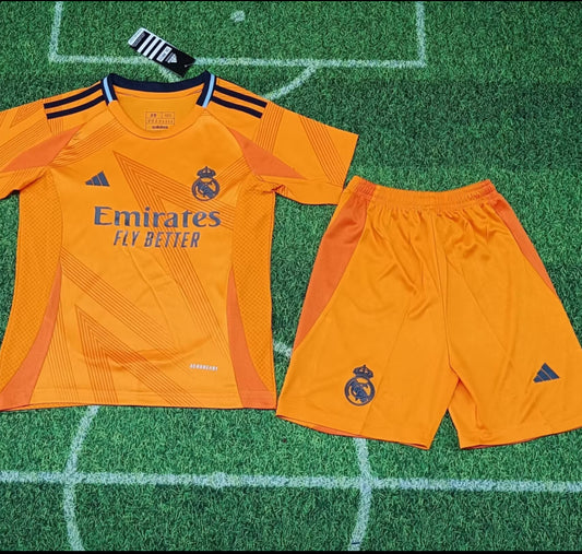 Real Madrid 24/25 Kids Away Match Kit